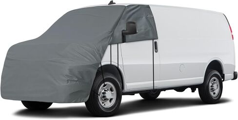 غطاء محرك الزجاج الأمامي الرمادي RV لسيارة Ford E-Series E150 E250 E350 E450 Econoline 2003-2026، مظلة شمسية من الفئة C، ظل نافذة لخصوصية التخييم، عاكس للأشعة فوق البنفسجية وكتلة الحرارة in Kuwait