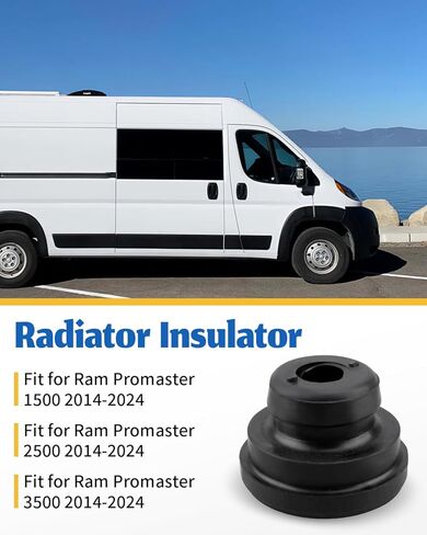 عازل المبرد مناسب لـ Ram Promaster 1500 2500 3500 2014-2024، عازل جروميت 68095779AA in Saudi Arabia