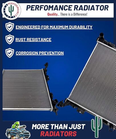 2656 Direct Replacement Radiator - Compatible with 2001-2004 Jeep Grand Cherokee - Ensures Maximum Cooling Efficiency, No Leaks, Easy Installation in Kuwait
