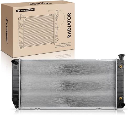 A-Premium Engine Coolant Radiator with Transmission Oil Cooler Compatible with Chevy C1500 1996-1999, K1500 1996-1999 & GMC C1500 / C2500 / C3500 96-99, K2500 in Saudi Arabia