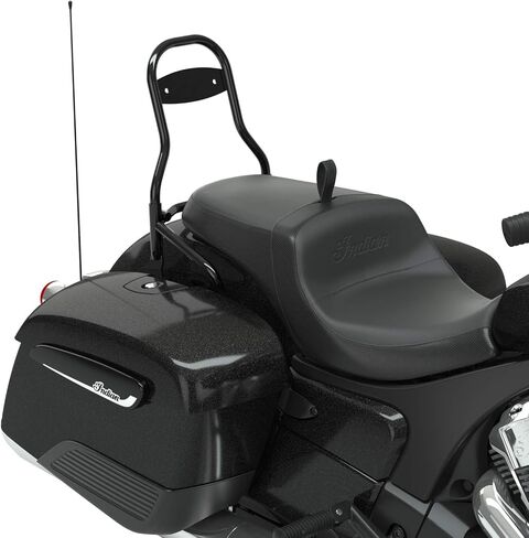 دراجة نارية هندية أصلية مقاس 12 بوصة سريعة الإصدار Sissy Bar باللون الأسود 2884186-266 in Saudi Arabia