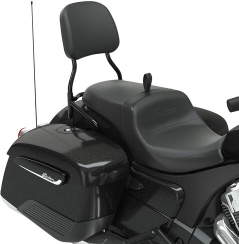 دراجة نارية هندية أصلية مقاس 12 بوصة سريعة الإصدار Sissy Bar باللون الأسود 2884186-266 in Saudi Arabia