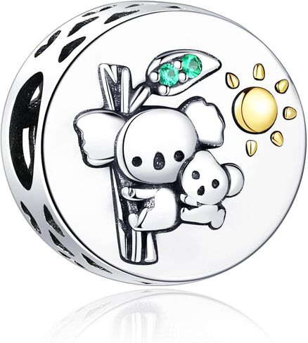 قلوب سحر الأم كوالا متوافقة مع أساور باندورا والقلائد والمجوهرات هدية عيد الأم المرأة حبة سحر مكعب زركونيا in Kuwait