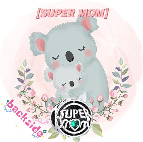 قلوب سحر الأم كوالا متوافقة مع أساور باندورا والقلائد والمجوهرات هدية عيد الأم المرأة حبة سحر مكعب زركونيا in Kuwait