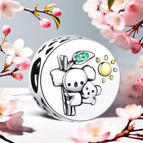 قلوب سحر الأم كوالا متوافقة مع أساور باندورا والقلائد والمجوهرات هدية عيد الأم المرأة حبة سحر مكعب زركونيا in Kuwait