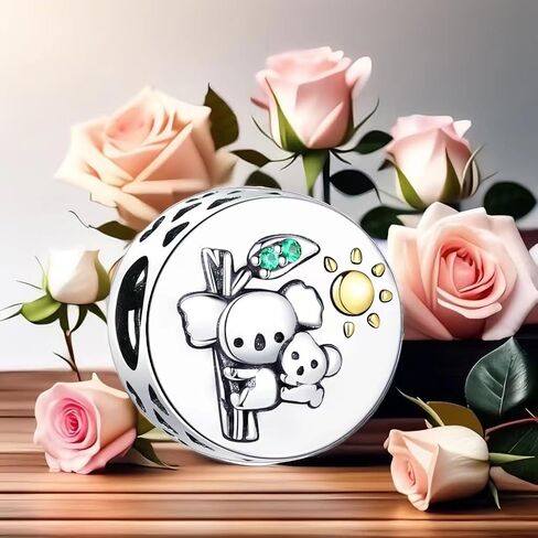 قلوب سحر الأم كوالا متوافقة مع أساور باندورا والقلائد والمجوهرات هدية عيد الأم المرأة حبة سحر مكعب زركونيا in Kuwait