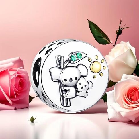 قلوب سحر الأم كوالا متوافقة مع أساور باندورا والقلائد والمجوهرات هدية عيد الأم المرأة حبة سحر مكعب زركونيا in Kuwait