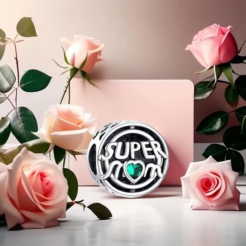 قلوب سحر الأم كوالا متوافقة مع أساور باندورا والقلائد والمجوهرات هدية عيد الأم المرأة حبة سحر مكعب زركونيا in Kuwait