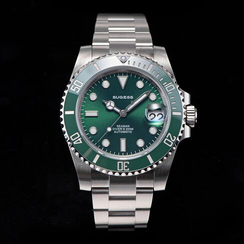 Sugess Genuine Ceramic Bezel x 316L Steel 200m Diver's Mens Watch SP116610LV in Saudi Arabia