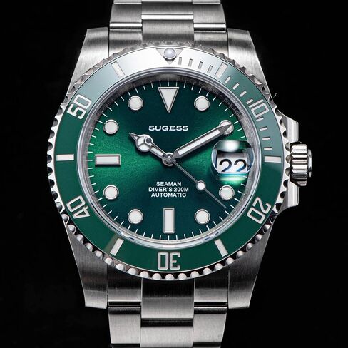 Sugess Genuine Ceramic Bezel x 316L Steel 200m Diver's Mens Watch SP116610LV in Saudi Arabia