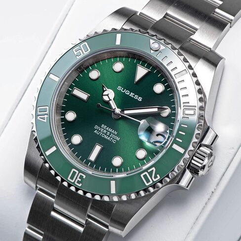 Sugess Genuine Ceramic Bezel x 316L Steel 200m Diver's Mens Watch SP116610LV in Saudi Arabia