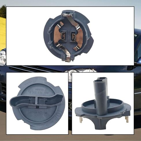 1T0-941-109 Headlamp Bulb Socket Compatible with Volkswagen Jetta Rabbit GTI 2005 2006 2007 2008 2009 2010,Headlamp Socket Replace 1T0941109 1T0 941 109 Headlight Low Beam Bulb in Saudi Arabia