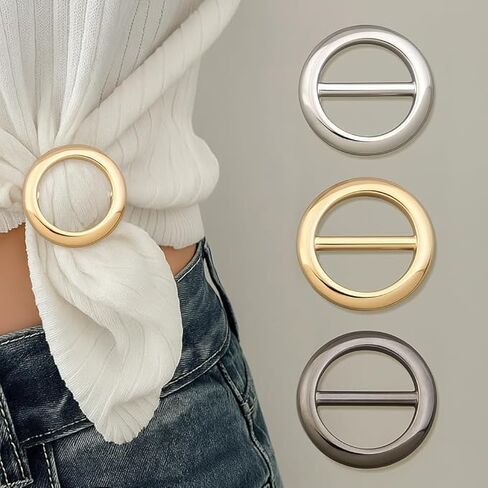 3 Piece Round Scarf Set, Multifunctional Circular Scarf with Decorative Clips, Soft Elastic Hairband Neck Shawl for Women, Fashion Versatile Accessory in Saudi Arabia