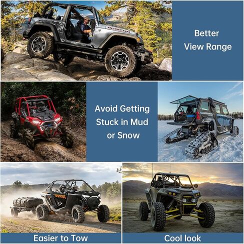 طقم رفع UTV Ranger مقاس 3 بوصات طقم رفع أمامي وخلفي متوافق مع Polaris Ranger 570 بالحجم الكامل/XP 570/XP 900/ XP 1000/1000 Diesel 2013-2022 Polaris Ranger ملحق in Kuwait