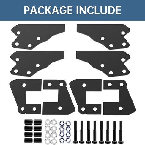 طقم رفع UTV Ranger مقاس 3 بوصات طقم رفع أمامي وخلفي متوافق مع Polaris Ranger 570 بالحجم الكامل/XP 570/XP 900/ XP 1000/1000 Diesel 2013-2022 Polaris Ranger ملحق in Kuwait