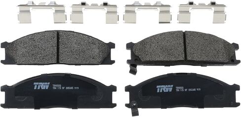 TRW Pro TRM0333 Disc Brake Pad Set For Nissan Frontier 1998-2004, Front, And Other Applications in Saudi Arabia
