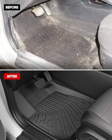 TAPTES All Weather Floor Mat for Honda CRV Hybrid Gas 2026 2025 2024 2023 | Full Set Car Liner Backrest Cargo Trunk & Door Sill Guards Covers | Rubber Carpet CR-V Interior Accessories 2023-2026 in Kuwait