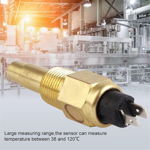 3/8 مستشعر درجة الحرارة مستشعر درجة حرارة الماء 3/8 NPT 98 ℃ محرك مستشعر درجة حرارة الماء مناسب لمحرك VDO 6 24 فولت Acccry JTLB 8*4*4 in Saudi Arabia