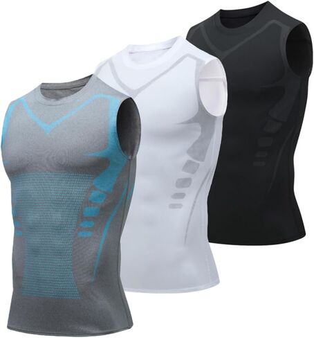 Men’s Sports Compression Tank Top - Sleeveless Gym Shirt for Running & Basketball Training in Saudi Arabia