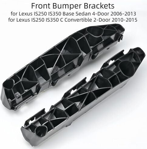 1 Pair Front Bumper Brackets Retainer fit for Lexus IS250 IS350 2006-2013 Base Sedan 4-Door 2010-2015 C Convertible 2-Door, Replace 5253553011 5253653011 LX1067102 LX1066102 in Saudi Arabia