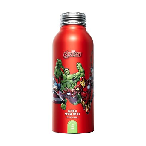 زجاجة مياه ألومنيوم من Marvel Avengers من Marvel Avengers للجنسين - 12 × 12 أونصة من الماء in Kuwait