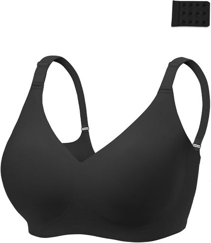 3PCS Jelly Bras for Women No Underwire Comfort Wireless Women Bras Seamless Full Coverage Bralettes, Bra Extender in Saudi Arabia