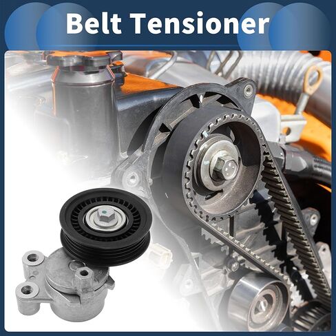 حزام الموتر محرك حزام الموتر بكرة الجمعية لفورد برونكو 2021-2024 2.3L L4 الغاز رقم K2GZ6A228A المعادن 1 قطعة in Saudi Arabia