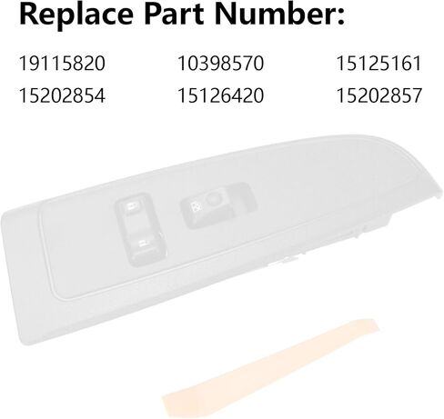 19115820 Front Passenger Window Switch &Bezel for Chevy Tahoe Silverado 1500 2500 3500 Avalanche 1500 2500 GMC Sierra 1500 2500 Yukon XL Escalade ESV EXT 2003 2004 2005 2006 Door Switch 03 04 05 06 in Kuwait