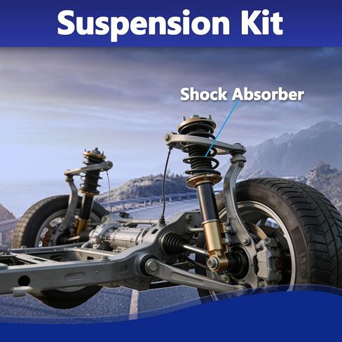 2 pcs Rear Shock Absorbers Replacement for Buick Enclave Chevy Traverse GMC Acadia Saturn Outlook in Saudi Arabia
