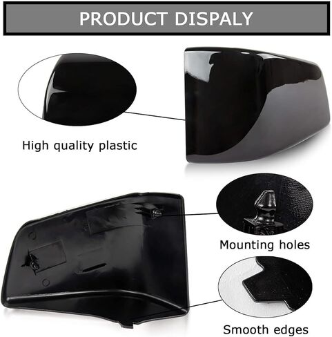 PSLER Battery Side Fairing Cover -Motorcycle Battery Cover for Shadow ACE VT750 VT400 1997-2003 (Black) in Saudi Arabia