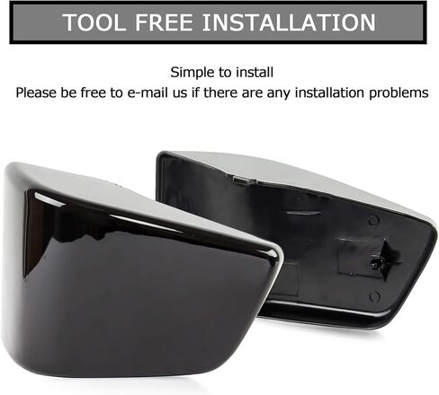 PSLER Battery Side Fairing Cover -Motorcycle Battery Cover for Shadow ACE VT750 VT400 1997-2003 (Black) in Saudi Arabia