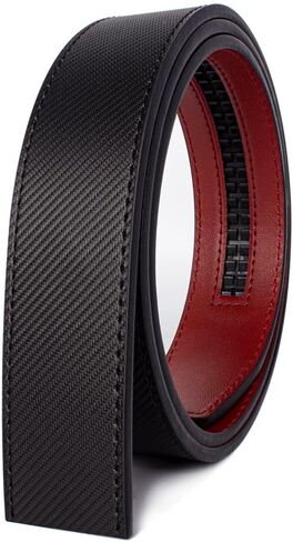 Ratchet Belt Replacement Strap 1 3/8", Leather Belt Strap for 40MM Slide Click Buckle in Saudi Arabia