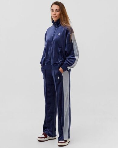 Nike Jordan Flight Women's Velour Jacket, Midnight Navy/Stealth/White, LARGE in Saudi Arabia