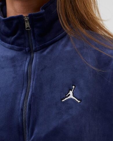 Nike Jordan Flight Women's Velour Jacket, Midnight Navy/Stealth/White, LARGE in Saudi Arabia