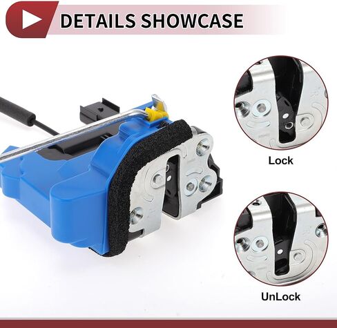 Power Door Lock Actuator Motor for Kia Rio 2012-2017 Rear Right Passenger Side Door Latch Actuator Assembly with Cable No.814211W020 in Saudi Arabia