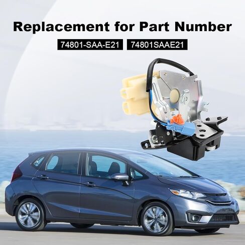 مشغل قفل الباب الخلفي لمزلاج الصندوق الخلفي متوافق مع Honda Fit 1.5L L4 2007 2008 لاستبدال 74801-SAA-E21 74801SAAE21 in Saudi Arabia