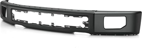 VRC Front Bumper Compatible with 2015 2016 2017 Ford F150 F-150 15-17 Pickup Truck Black Steel Bumper With Fog Light Holes,FO1002424, Heavy Duty One-Piece Bumpers (Black, With Fog Light Holes) in Kuwait