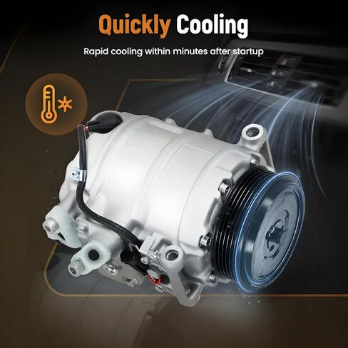 ضاغط تيار متردد maxpeedingrods CO11245C مع قابض لسيارة Mercedes-Benz C230 C300 E350 ML350، متوافق مع C250 C280 C320 CLK350 E550 ML500 CLS550، 2.3L 2.5L 3.0L 3.2L 3.5L 5.0L 5.5L، استبدال 2001-2013 in Saudi Arabia
