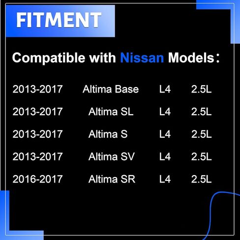O2 Oxygen Sensor Upstream + Downstream (Only 2.5L) Compatible with 2013-2017 Nissan Altima Base/SL/S/SV, for 2016-2017 Nissan Altima SR 丨 Replaces OE# 234-9133 234-4905 丨 2PCS in Kuwait