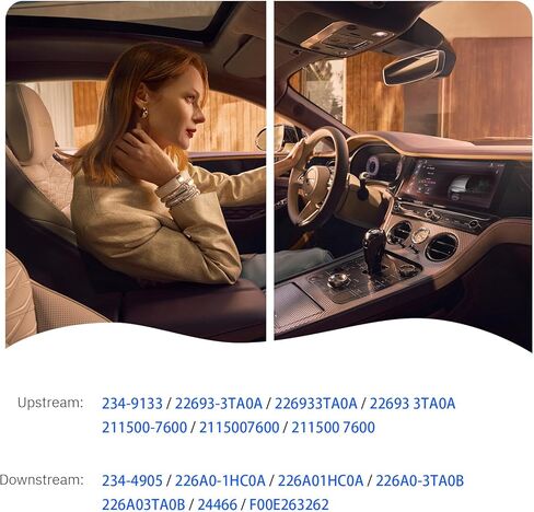 O2 Oxygen Sensor Upstream + Downstream (Only 2.5L) Compatible with 2013-2017 Nissan Altima Base/SL/S/SV, for 2016-2017 Nissan Altima SR 丨 Replaces OE# 234-9133 234-4905 丨 2PCS in Kuwait