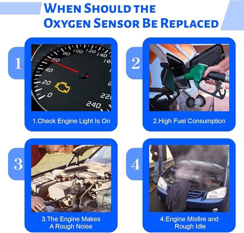 O2 Oxygen Sensor Upstream + Downstream (Only 2.5L) Compatible with 2013-2017 Nissan Altima Base/SL/S/SV, for 2016-2017 Nissan Altima SR 丨 Replaces OE# 234-9133 234-4905 丨 2PCS in Kuwait