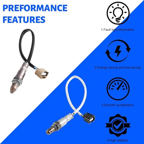 O2 Oxygen Sensor Upstream + Downstream (Only 2.5L) Compatible with 2013-2017 Nissan Altima Base/SL/S/SV, for 2016-2017 Nissan Altima SR 丨 Replaces OE# 234-9133 234-4905 丨 2PCS in Kuwait