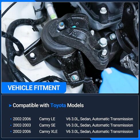 Autoround Engine Motor and Trans Mount Kit Compatible with Toyota Camry LE XLE 2002-2006, SE 2002-2003, V6 3.0L Sedan Automatic Transmission, Replace OE A4203 A4211 A4236 A4207, Set of 4 in Saudi Arabia