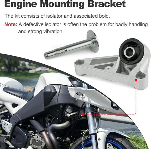 دعامة تثبيت عازل المحرك الأمامي متوافقة مع موديلات Buell XB 2002-2010 (XB9، XB12 / S، R، SX، SCG، SS، Ulysses) | L1501.02A8 in Saudi Arabia