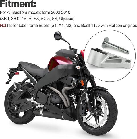 دعامة تثبيت عازل المحرك الأمامي متوافقة مع موديلات Buell XB 2002-2010 (XB9، XB12 / S، R، SX، SCG، SS، Ulysses) | L1501.02A8 in Saudi Arabia