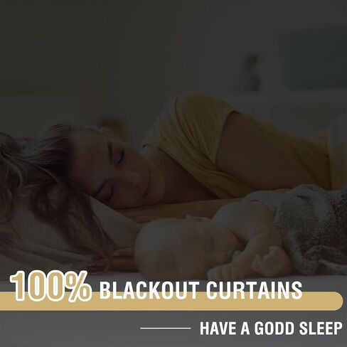 H.VERSAILTEX ستائر تعتيم بنسبة 100% بطول 84 بوصة ستائر حجب الضوء بالكامل مع طلاء أبيض ناعم لغرفة النوم وغرفة المعيشة مجموعة معالجة النوافذ المعزولة حراريًا من لوحتين، أبيض in Saudi Arabia