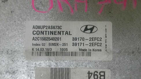 وحدة التحكم في المحرك ECM 2.0L تناسب 17-18 متوافقة مع Hyundai Elantra 39171-2EFC2 391712EFC2 in Saudi Arabia