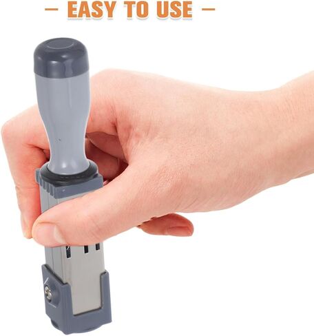Self-Inking Date Stamp Portable Number Time Stamp for Office Use Including Shipping Receiving Accounting Expiration Due Dates 4.33X0.79 Inches in Saudi Arabia