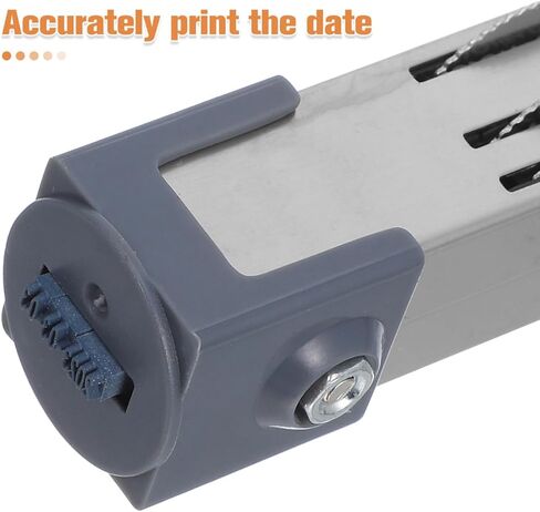 Self-Inking Date Stamp Portable Number Time Stamp for Office Use Including Shipping Receiving Accounting Expiration Due Dates 4.33X0.79 Inches in Saudi Arabia
