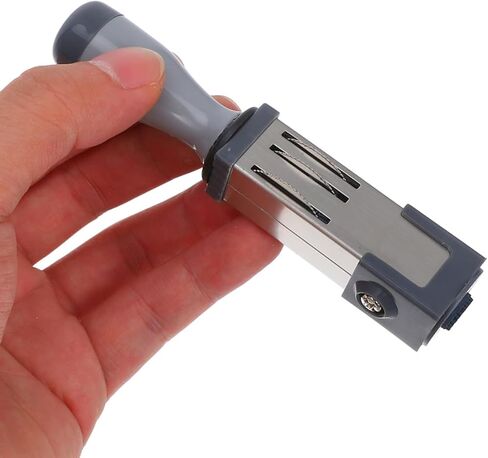 Self-Inking Date Stamp Portable Number Time Stamp for Office Use Including Shipping Receiving Accounting Expiration Due Dates 4.33X0.79 Inches in Saudi Arabia